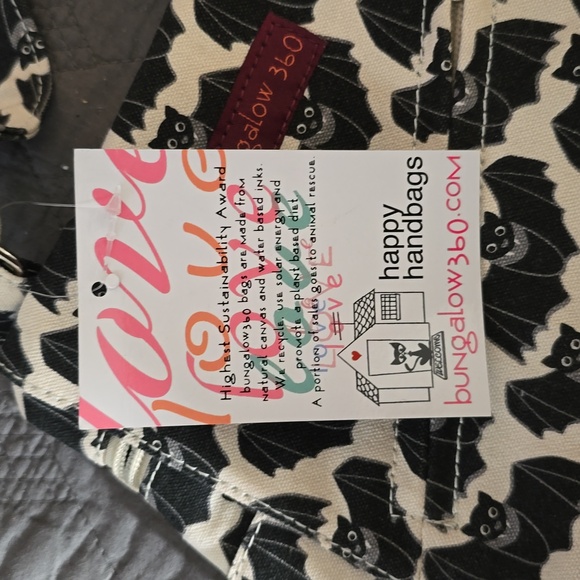 bungalow360 bat crossbody bag NWT - Picture 10 of 11